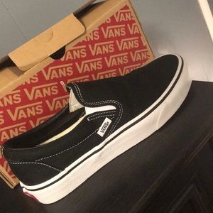 black slip on vans